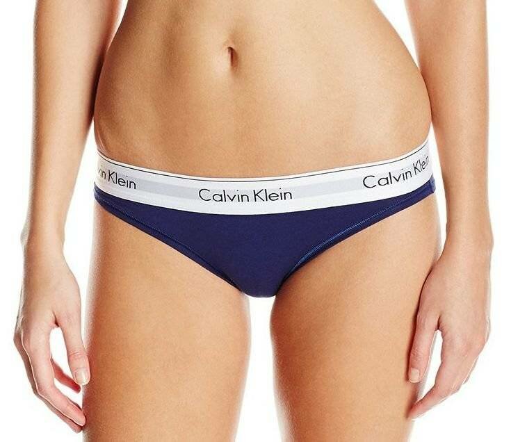 Купить женские Трусы Calvin Klein - Синие слипы
