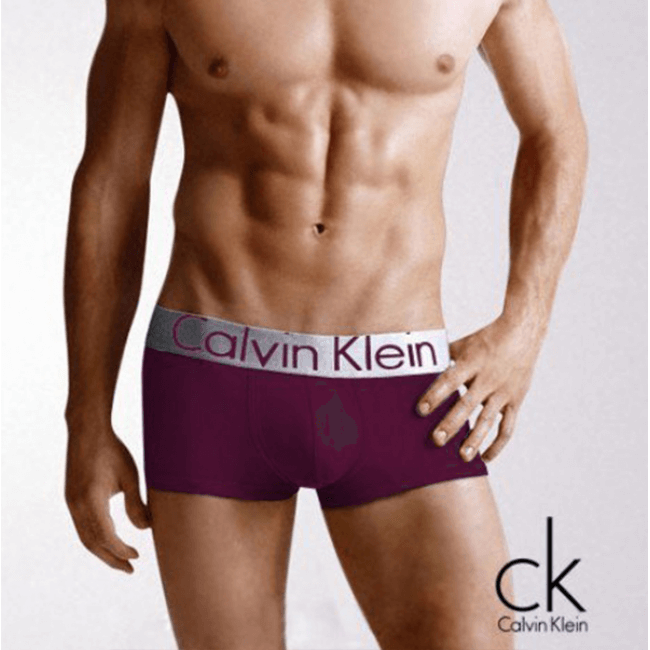 Купить мужские трусы Calvin Klein Steel - фиолетовые